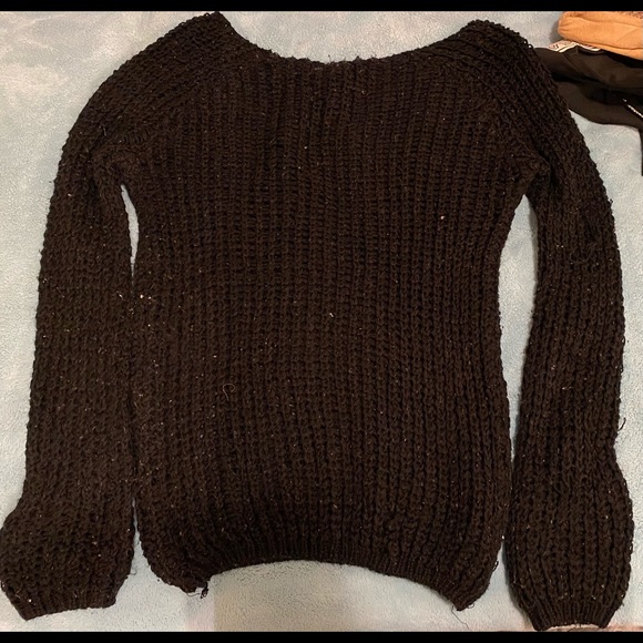Black knit sweater - Picture 2 of 2